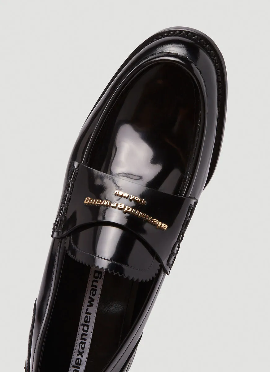 Alexander Wang Carter Logo Loafers