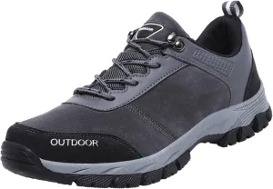 Asifn Mens Outdoor Hiking Trekking Shoes Lightweight Running Non-Slip Breathable Sneakers