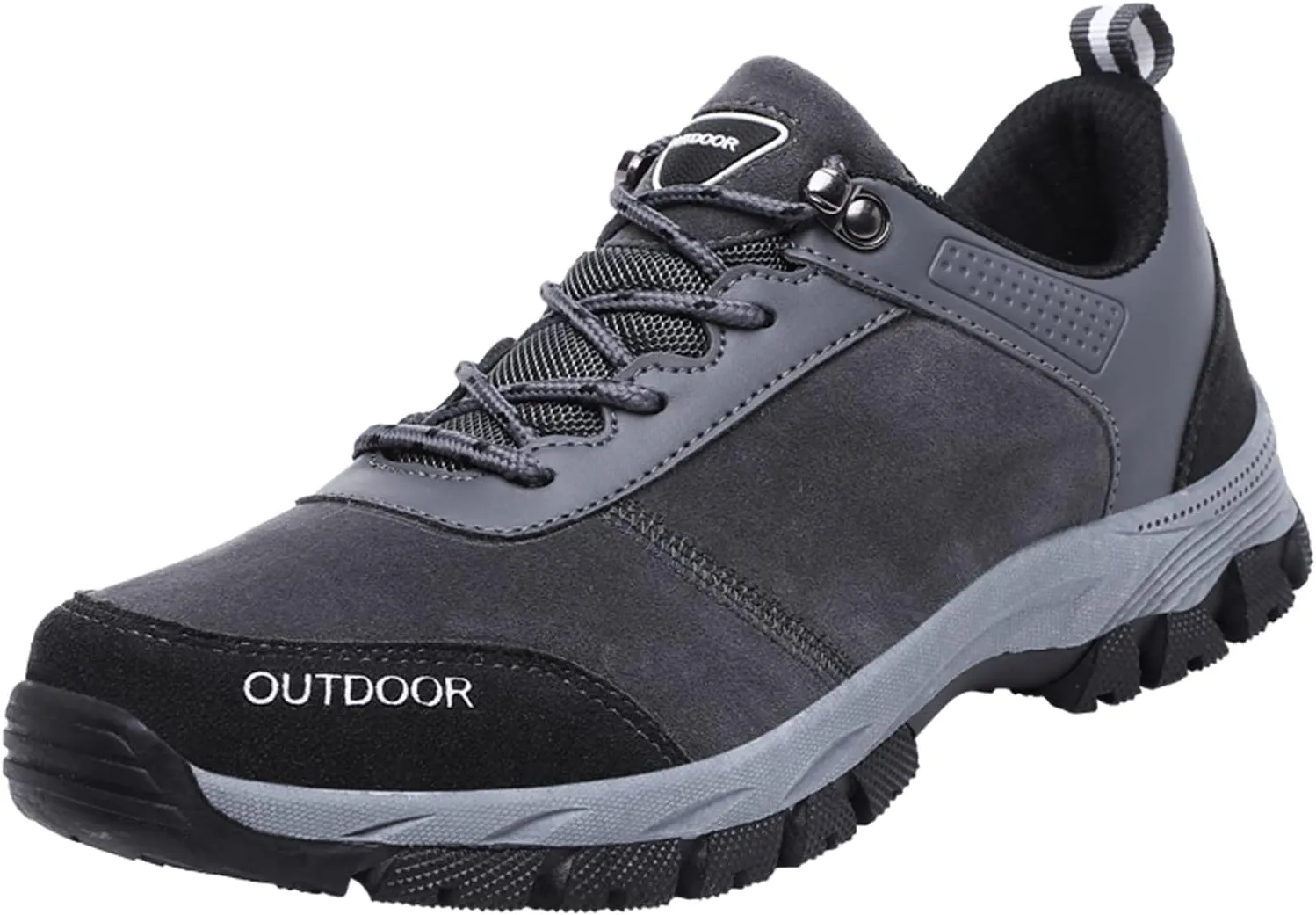 Asifn Mens Outdoor Hiking Trekking Shoes Lightweight Running Non-Slip Breathable Sneakers