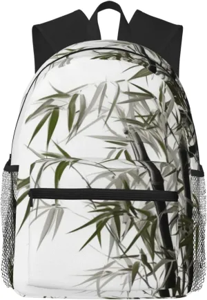 Backpack for Men Women Casual Daypack Calligraphy Laptop Backpack Lightweight Travel Backpack for Work Hiking