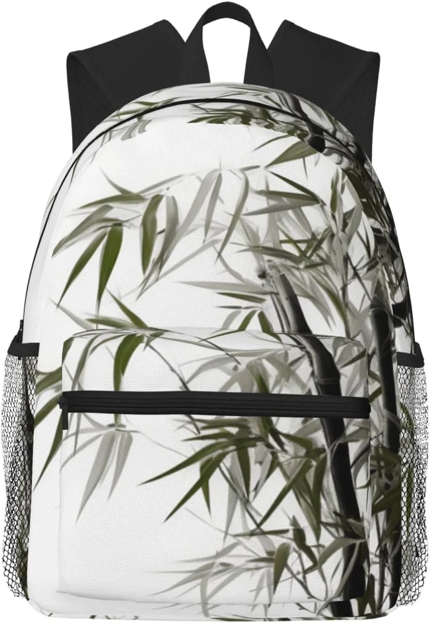 Backpack for Men Women Casual Daypack Calligraphy Laptop Backpack Lightweight Travel Backpack for Work Hiking