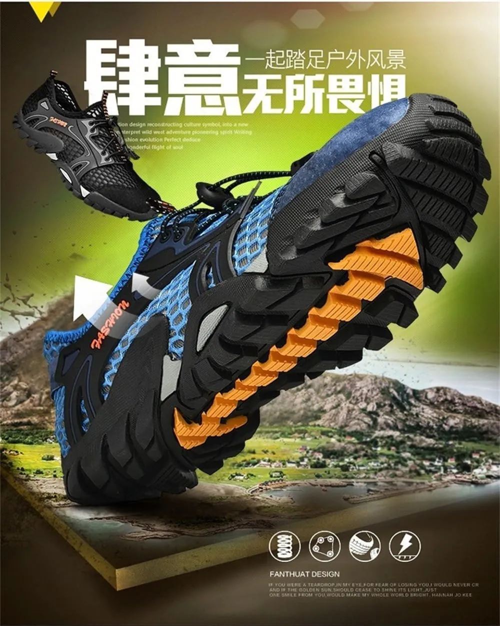 BaronHong Water Shoes Men Women Quick Dry Barefoot Aqua Swim River Shoes for Pool Beach Hiking Walking Shoes