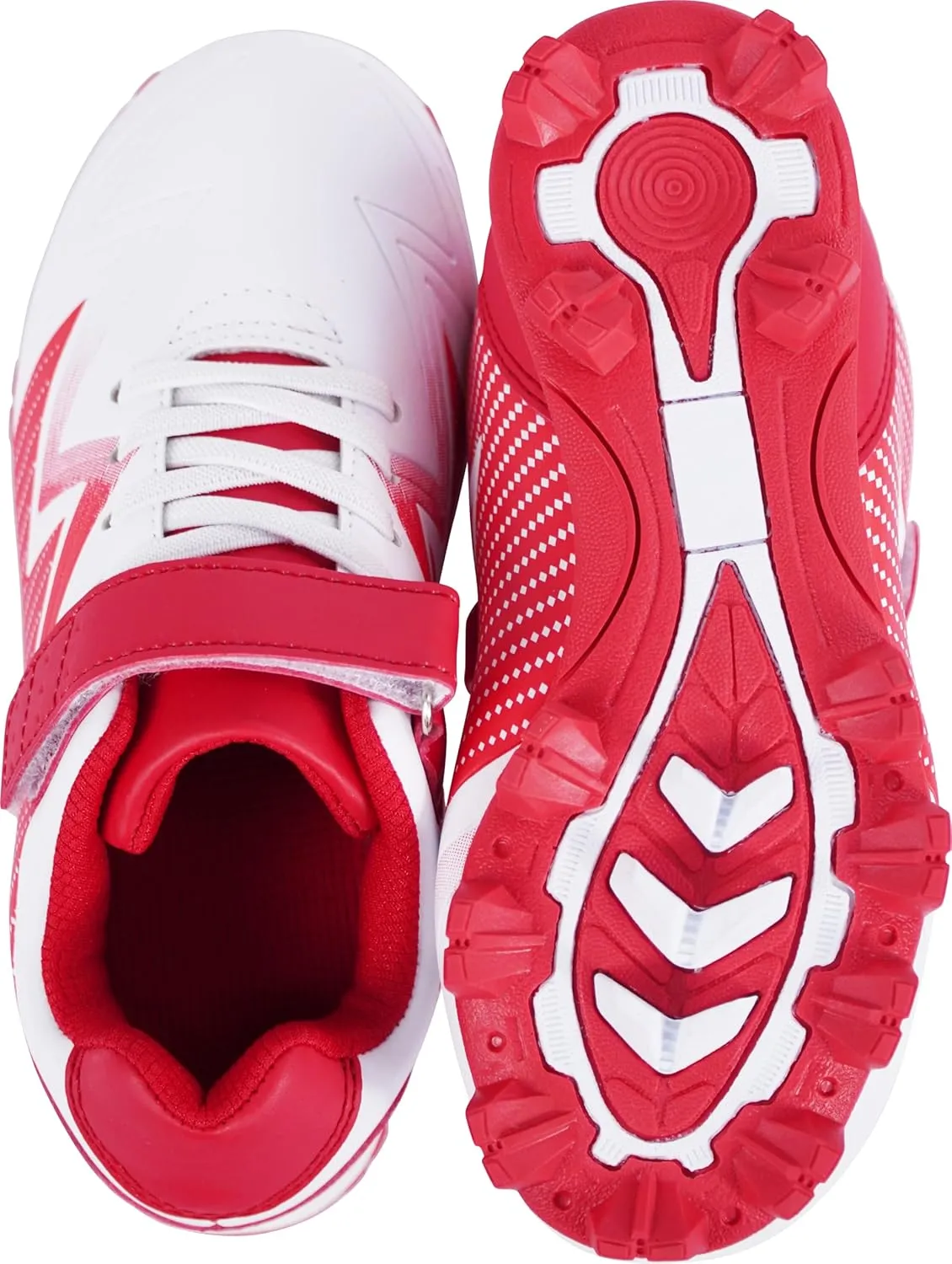 Baseball Cleats for Kids - Unisex-Child Rubber Molded Softball Cleat - Boys Girls Outdoor Athletic Shoes