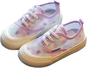 Boy's Girl's Toddlers Canvas Sneakers Lace Up Lightweight Kids Sneakers Casual Walking Running Shoes for Baby Sandals