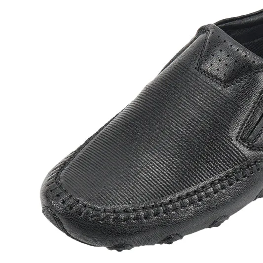 camel active Leather Slip On Shoes Men  Black REMIZ II-872503-AM2SV-1