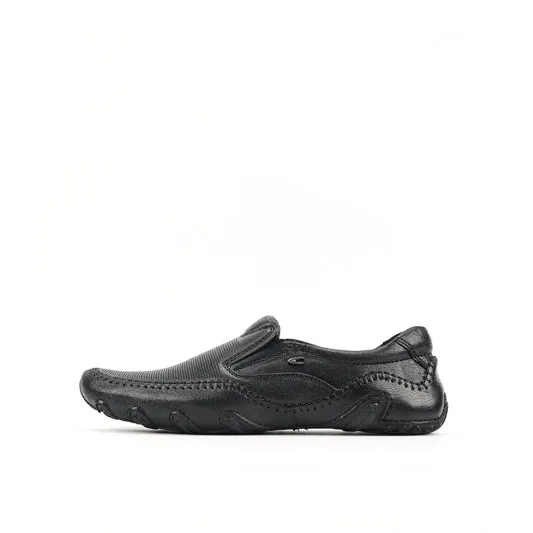 camel active Leather Slip On Shoes Men  Black REMIZ II-872503-AM2SV-1