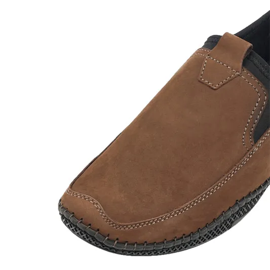 camel active Leather  Slip On Shoes Men  Olive LUMUZ-872501-AM1-7