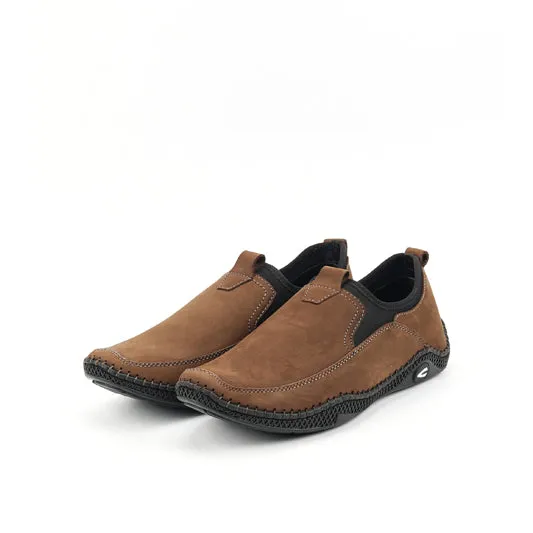 camel active Leather  Slip On Shoes Men  Olive LUMUZ-872501-AM1-7