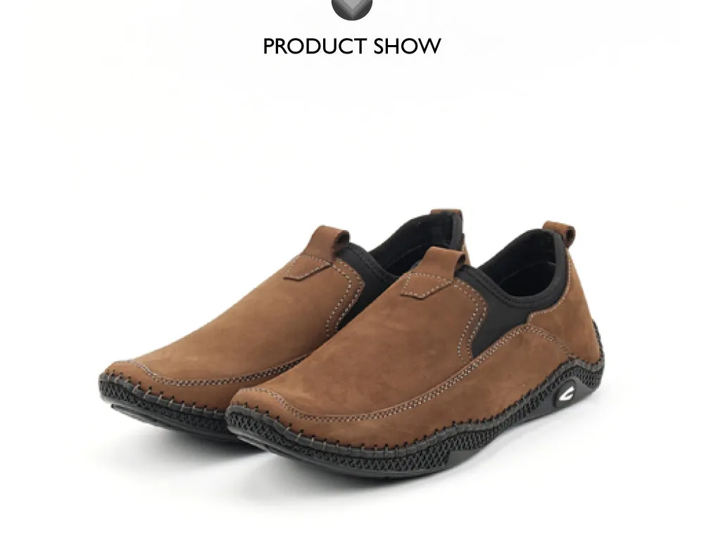 camel active Leather  Slip On Shoes Men  Olive LUMUZ-872501-AM1-7