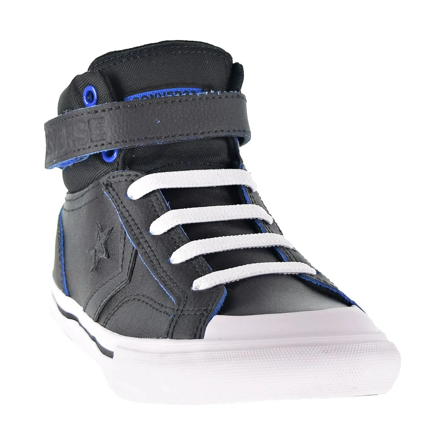 Converse Pro Blaze Strap Hi Kids' Shoes Black-Hyper Royal