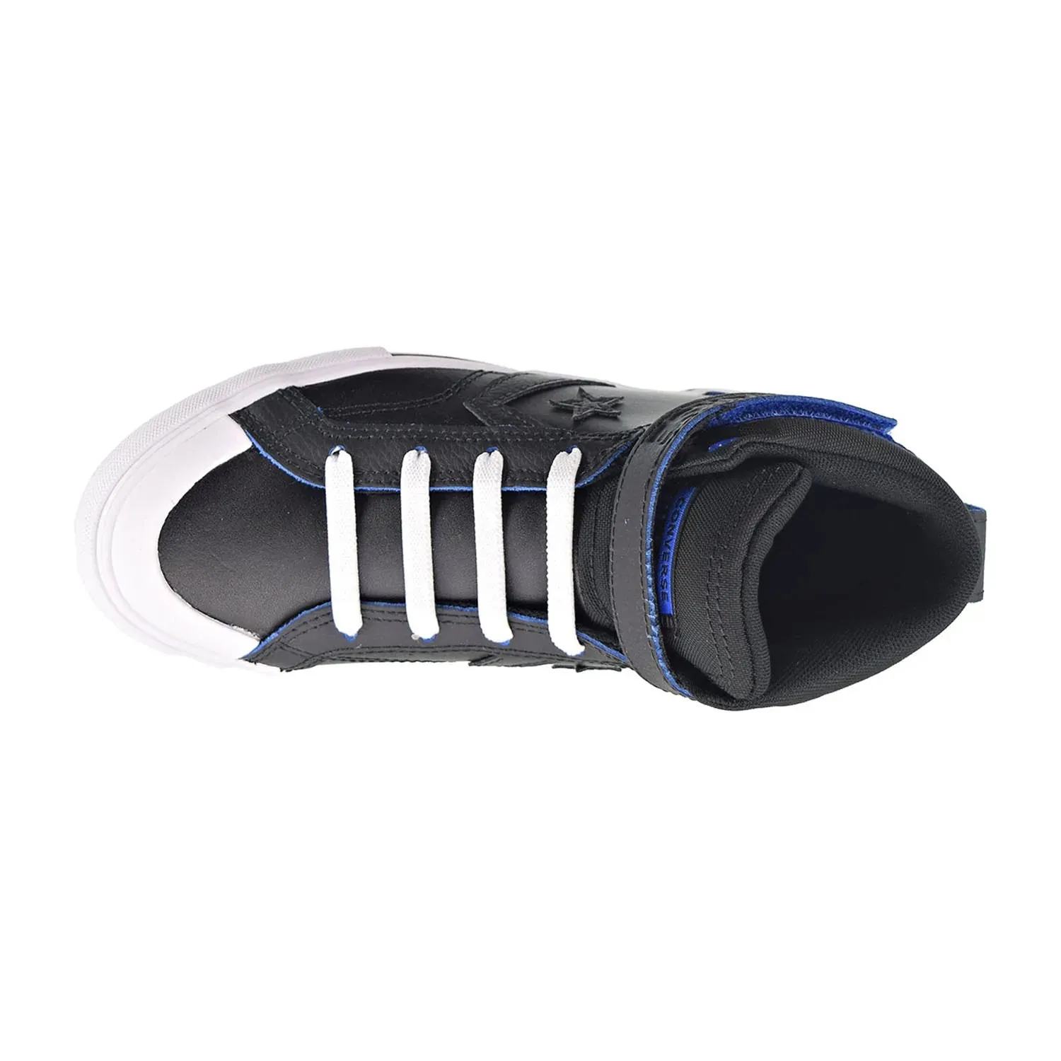 Converse Pro Blaze Strap Hi Kids' Shoes Black-Hyper Royal