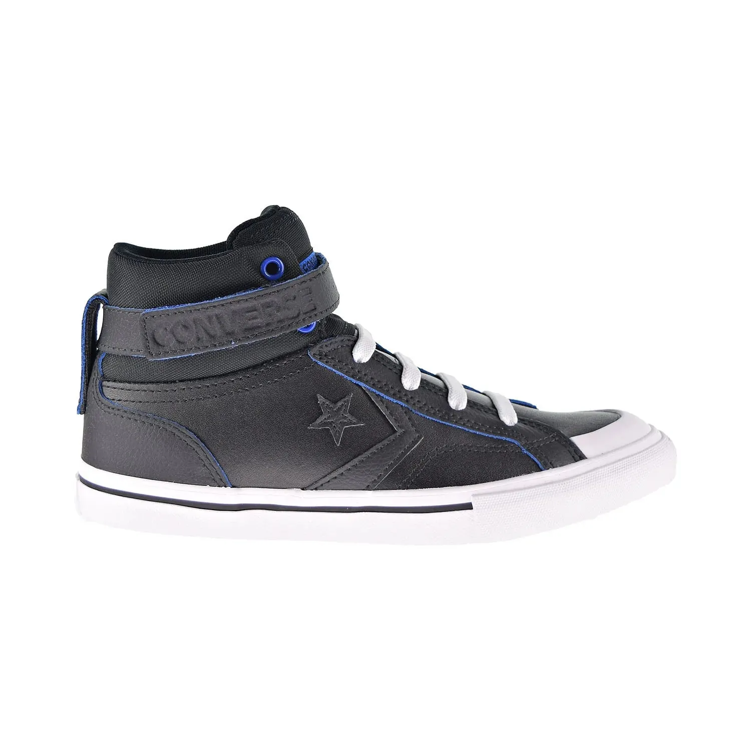 Converse Pro Blaze Strap Hi Kids' Shoes Black-Hyper Royal