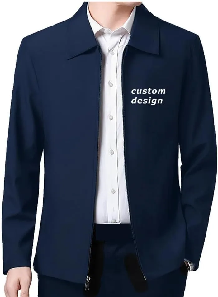Custom Design Your Own Print Text/logo Lightweight Windbreakers Jackets Coats