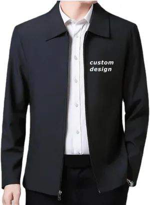 Custom Design Your Own Print Text/logo Lightweight Windbreakers Jackets Coats