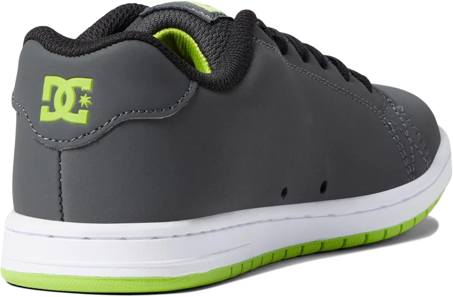 DC Boy's Gaveler Casual Low Top Elastic Skate Shoes Sneakers Little Kid