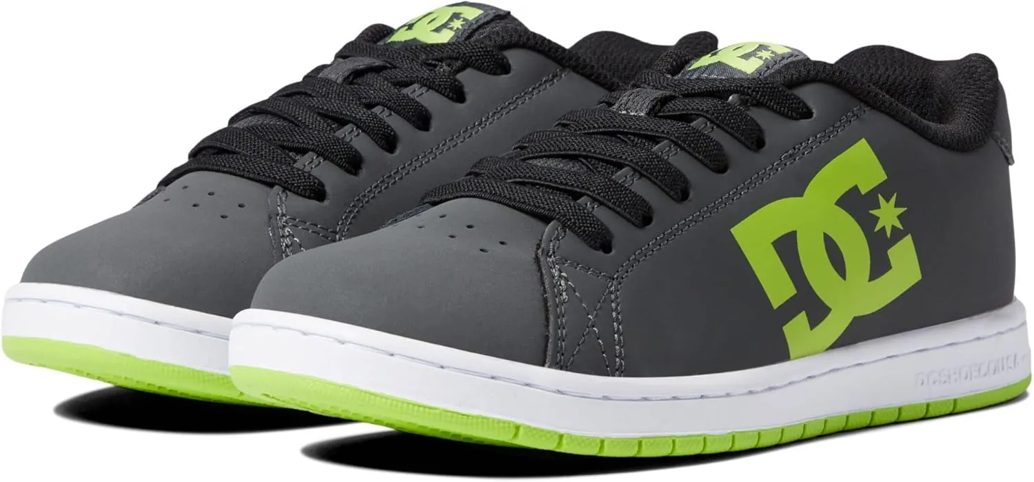 DC Boy's Gaveler Casual Low Top Elastic Skate Shoes Sneakers Little Kid