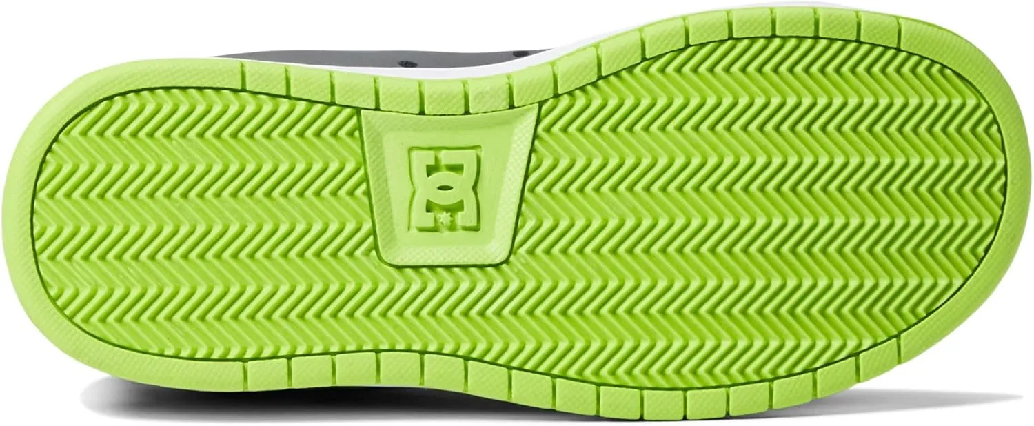 DC Boy's Gaveler Casual Low Top Elastic Skate Shoes Sneakers Little Kid