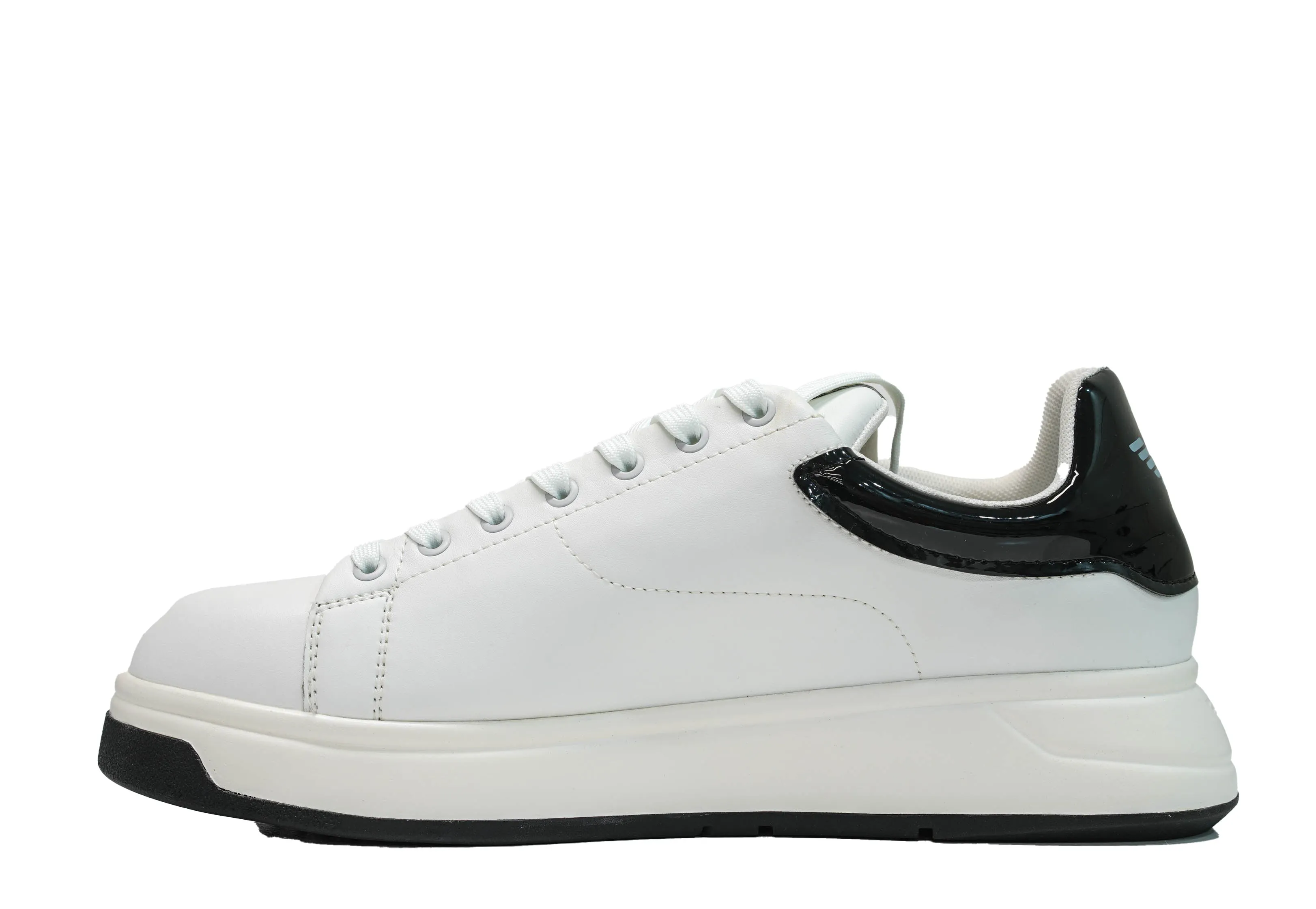 Emporio Armani Men's White & Black Sneakers X4X264 20% off