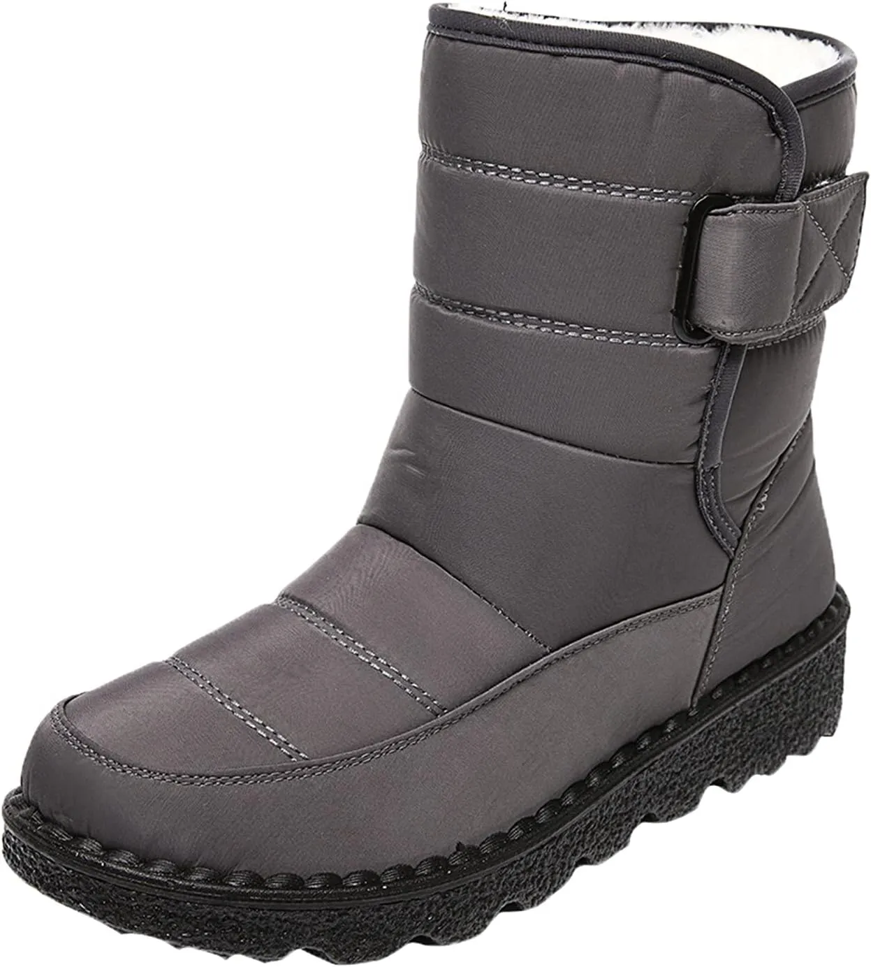Extra Wide Calf Snow Boots for Women Women Snow Boots Wide Width Extra Wide Calf Winter Boots for Women Plus Size Outdoor Waterproof Rubber Boots for Women Womens Winter Boots Non Slip Zipper Size 10