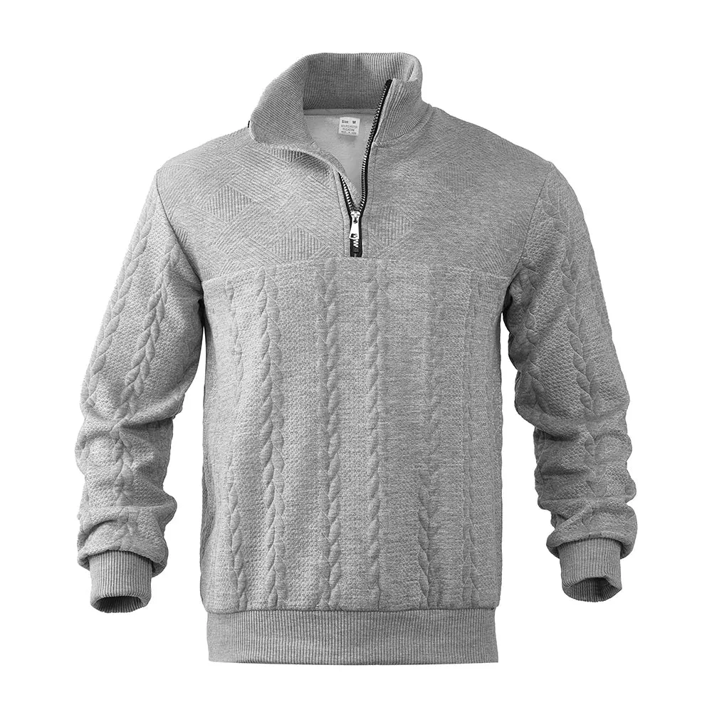 Fashion Canberra I David high-quality quarter-zip sweatshirt