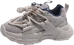 Fashion Spring Summer Children Sports Boys Run Shoes Flat Light Mesh Breathable Toddler Canvas Slip on Shoes Boys