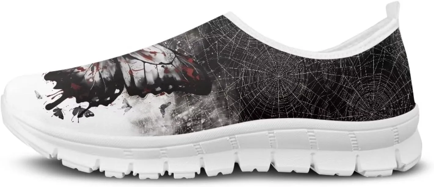 FOR U DESIGNS Shoes for Elderly Women Fall Prevention Comfortable Walking Shoes Non Slip Work Gym Running Shoes