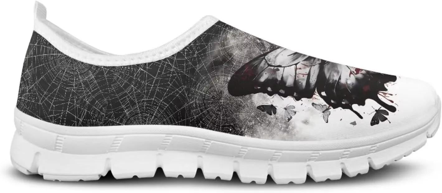 FOR U DESIGNS Shoes for Elderly Women Fall Prevention Comfortable Walking Shoes Non Slip Work Gym Running Shoes