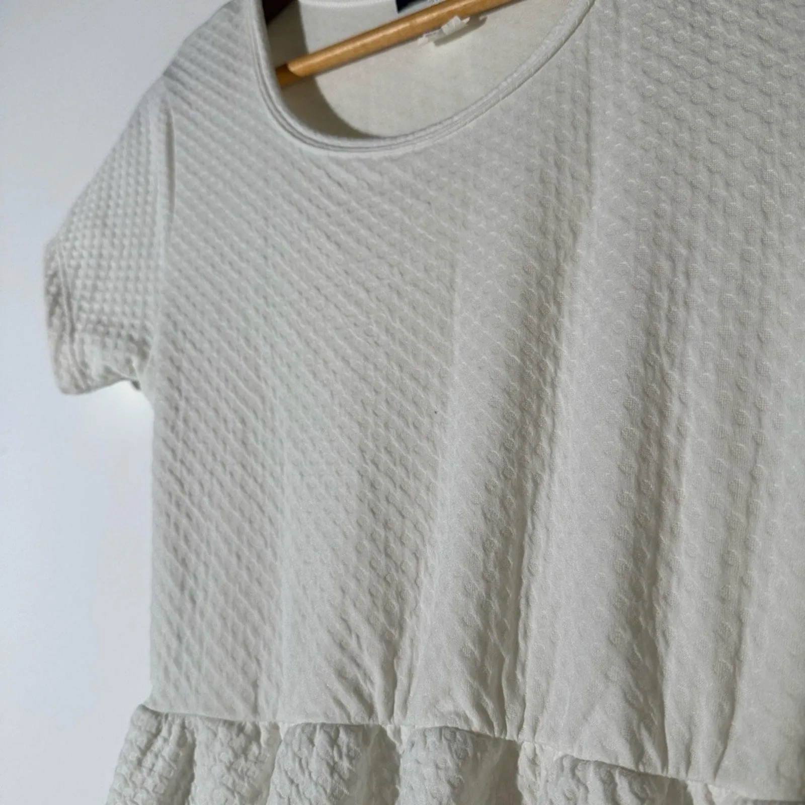 French Atmosphere White Skater Dress
