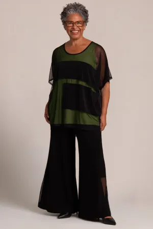 Fusion Split Back Tunic | Black