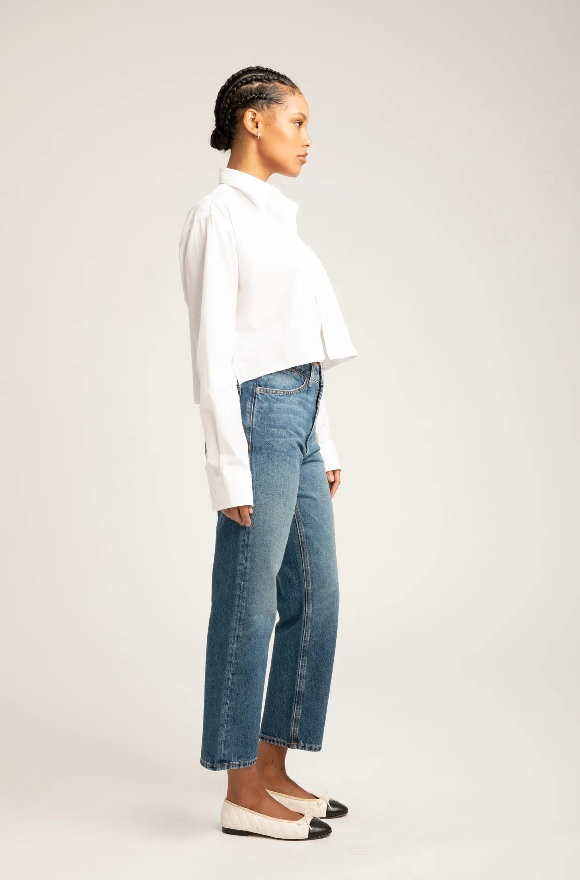 Gainsbourg Cropped Straight Leg Denim
