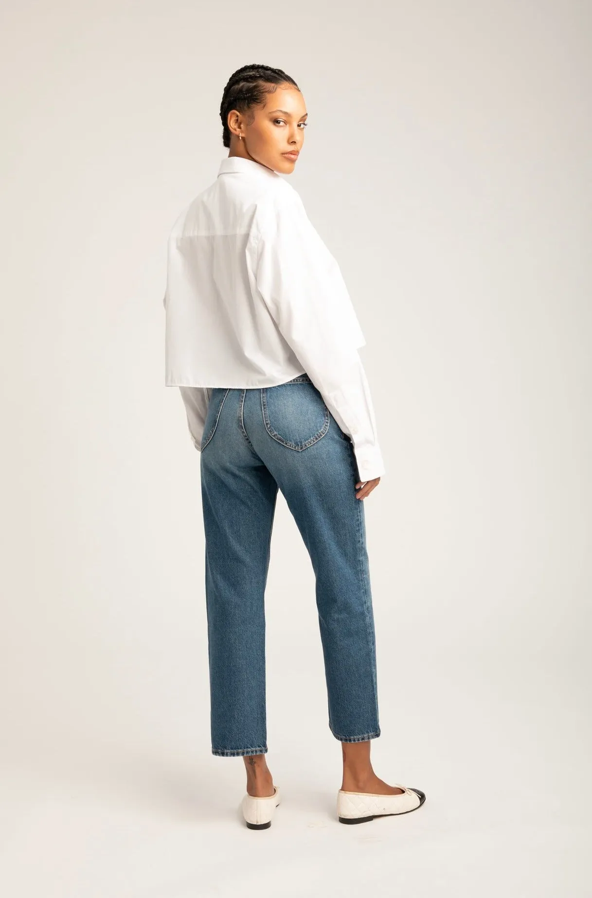 Gainsbourg Cropped Straight Leg Denim