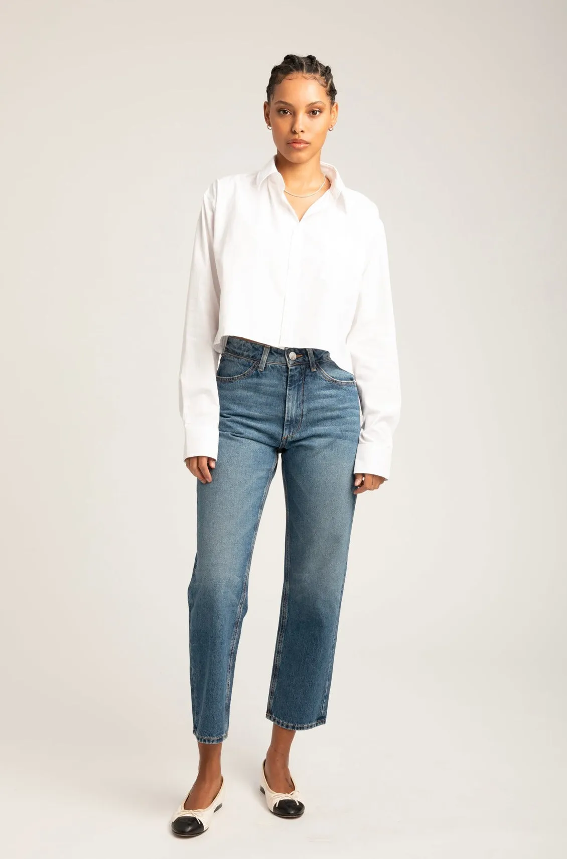 Gainsbourg Cropped Straight Leg Denim