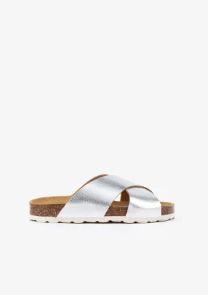 Girl's Silver Basic Bio Sandals
