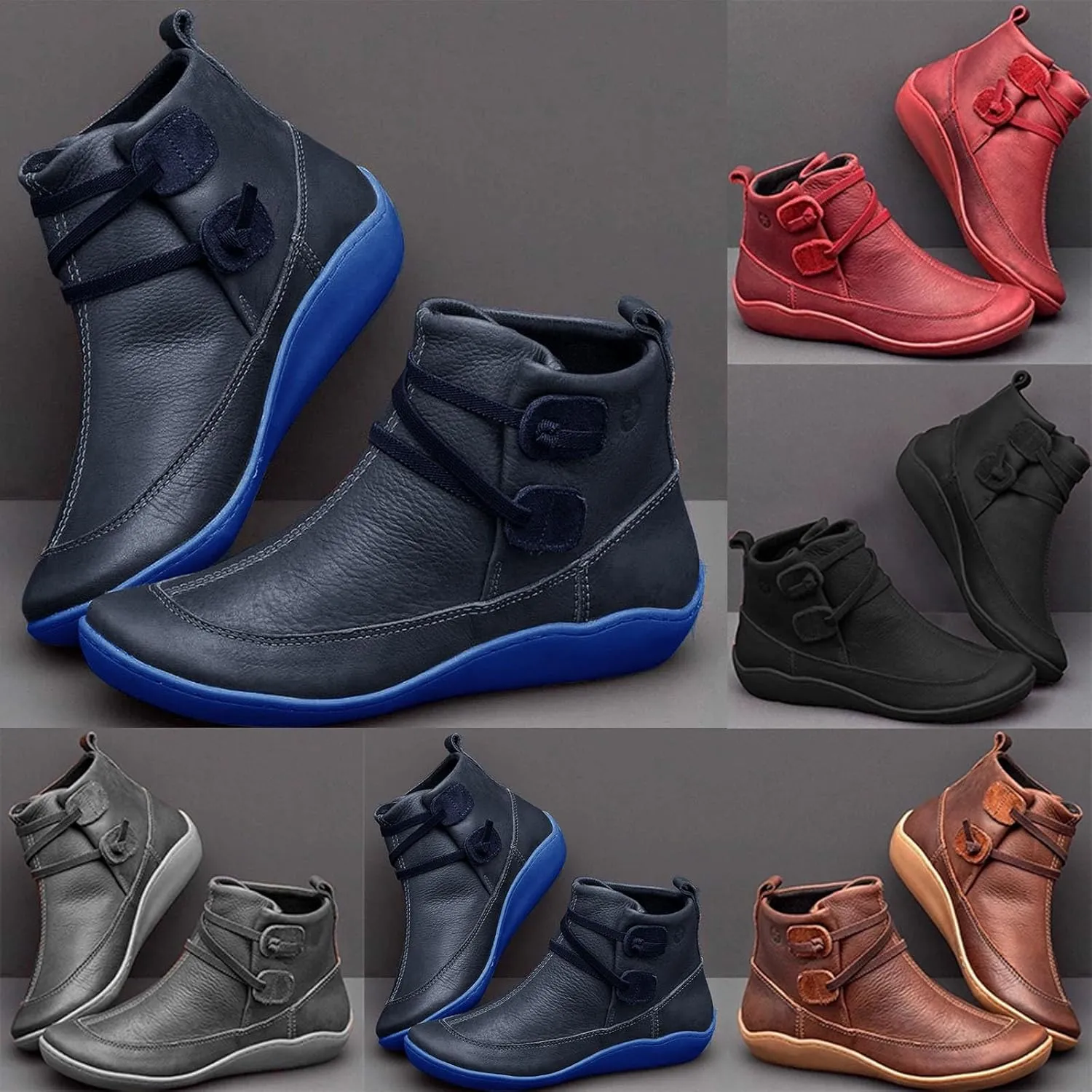 Hiking Boots Women Ankle Womens Wide Width Booties Black Womens Cowboy Boots Walking Shoes Women Lightweight Breathable Side Zipper Pointd Toe Suede