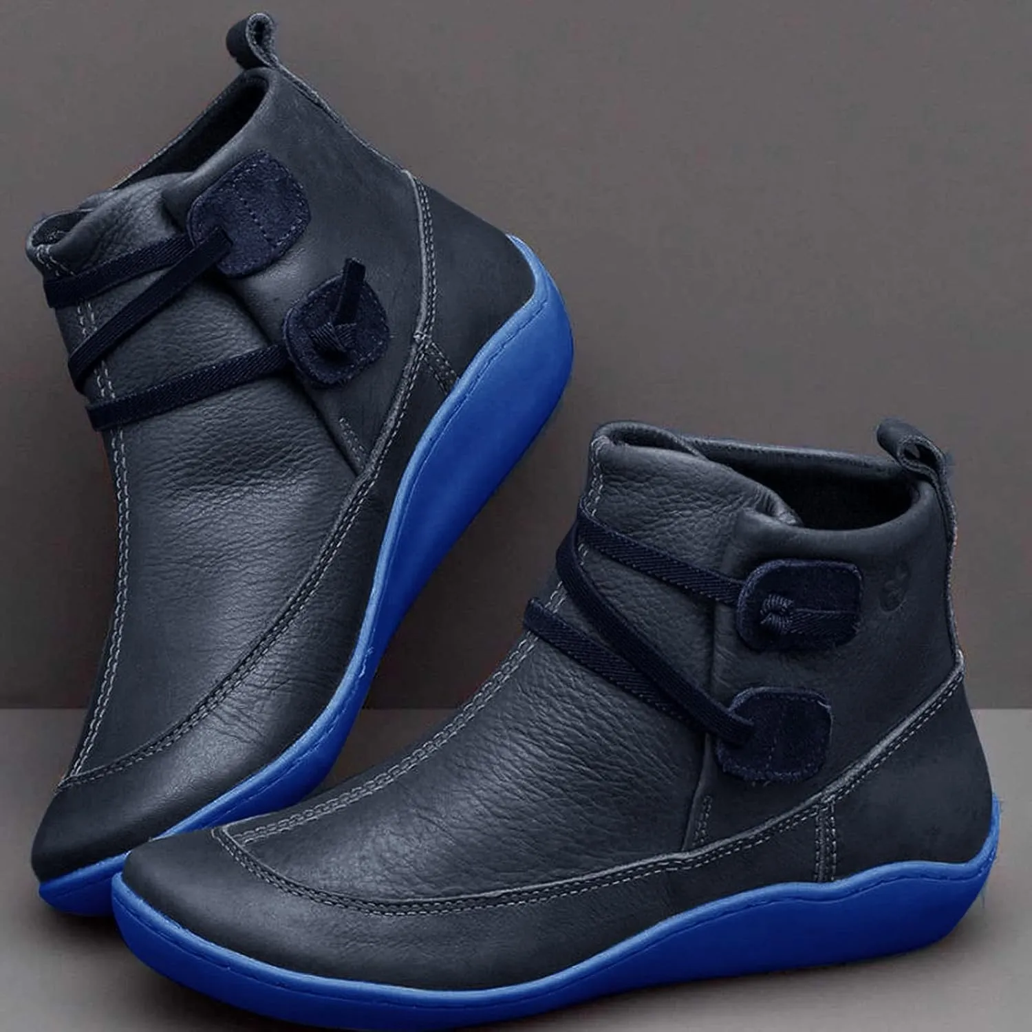 Hiking Boots Women Ankle Womens Wide Width Booties Black Womens Cowboy Boots Walking Shoes Women Lightweight Breathable Side Zipper Pointd Toe Suede