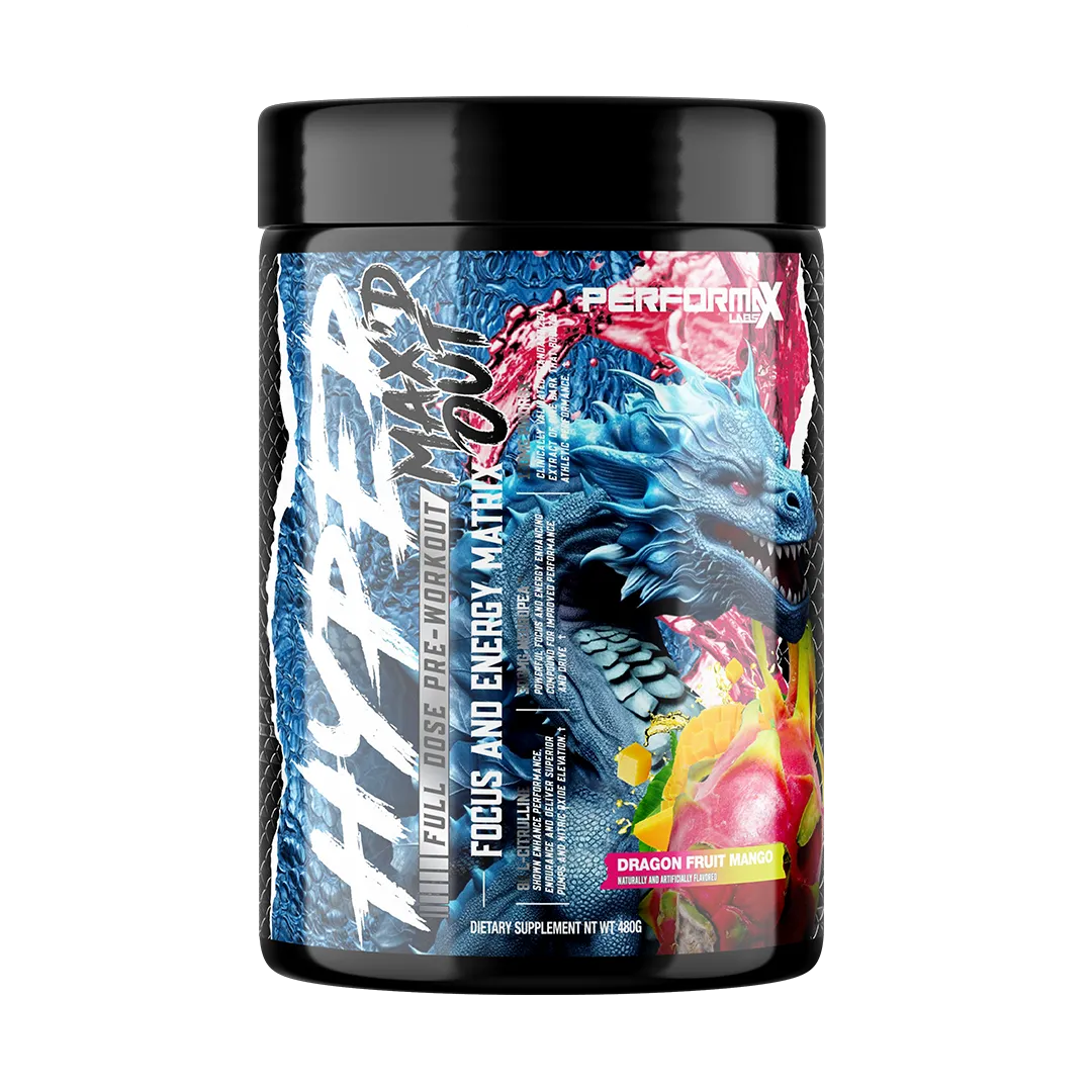 HyperMax’d Out Pre-Workout 40 Servings – Extreme Energy, Focus & Pumps | Fully-Dosed Performance Formula