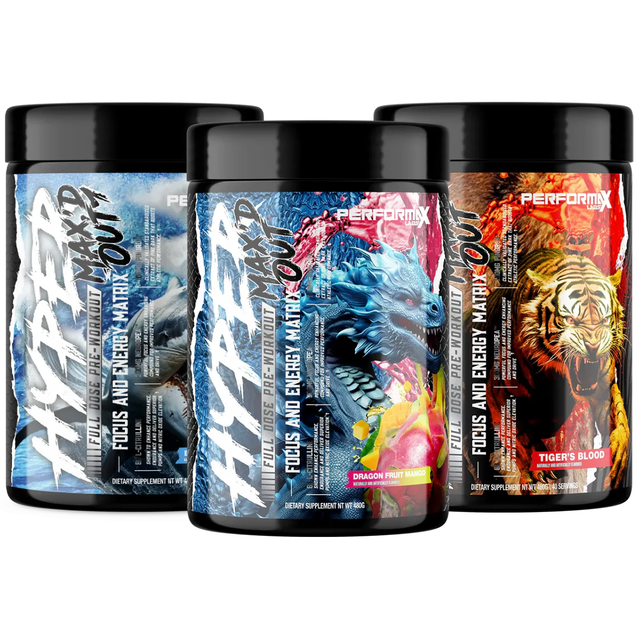 HyperMax’d Out Pre-Workout 40 Servings – Extreme Energy, Focus & Pumps | Fully-Dosed Performance Formula