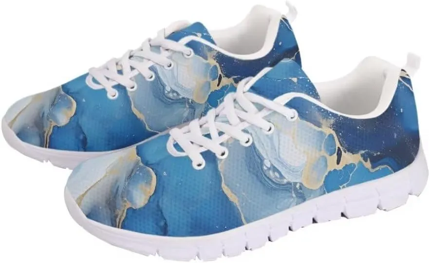 Jeiento Walking Sneakers for Women Men Lightweight Running Shoes Non Slip Gym Sports Shoes Breathable Mesh Tennis Shoes for Teenager