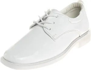 Josmo Boys Classic Comfort Oxford Shoe - Wing Tip Formal Dress Shoes lace up - Black/Brown (Sizes: 7-10 Toddler / 11-2 Little Kid / 3-6 Big Kid)