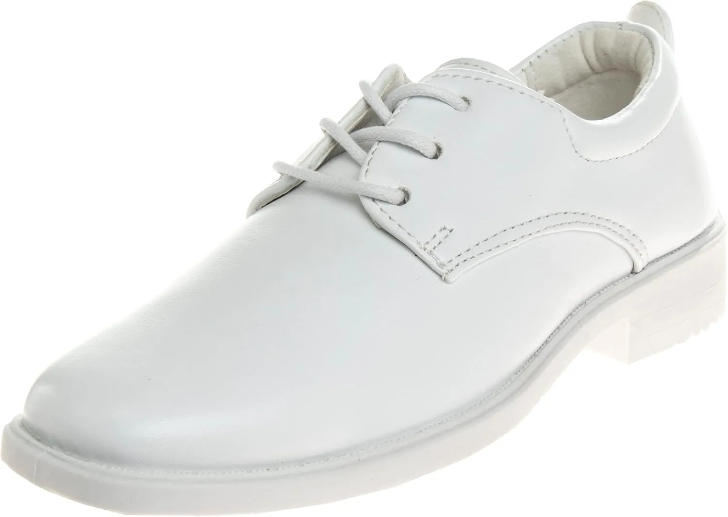Josmo Boys Classic Comfort Oxford Shoe - Wing Tip Formal Dress Shoes lace up - Black/Brown (Sizes: 7-10 Toddler / 11-2 Little Kid / 3-6 Big Kid)