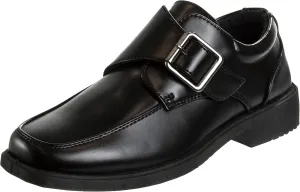 Josmo Boys Classic Comfort Oxford Shoe - Wing Tip Formal Dress Shoes lace up - Black/Brown (Sizes: 7-10 Toddler / 11-2 Little Kid / 3-6 Big Kid)
