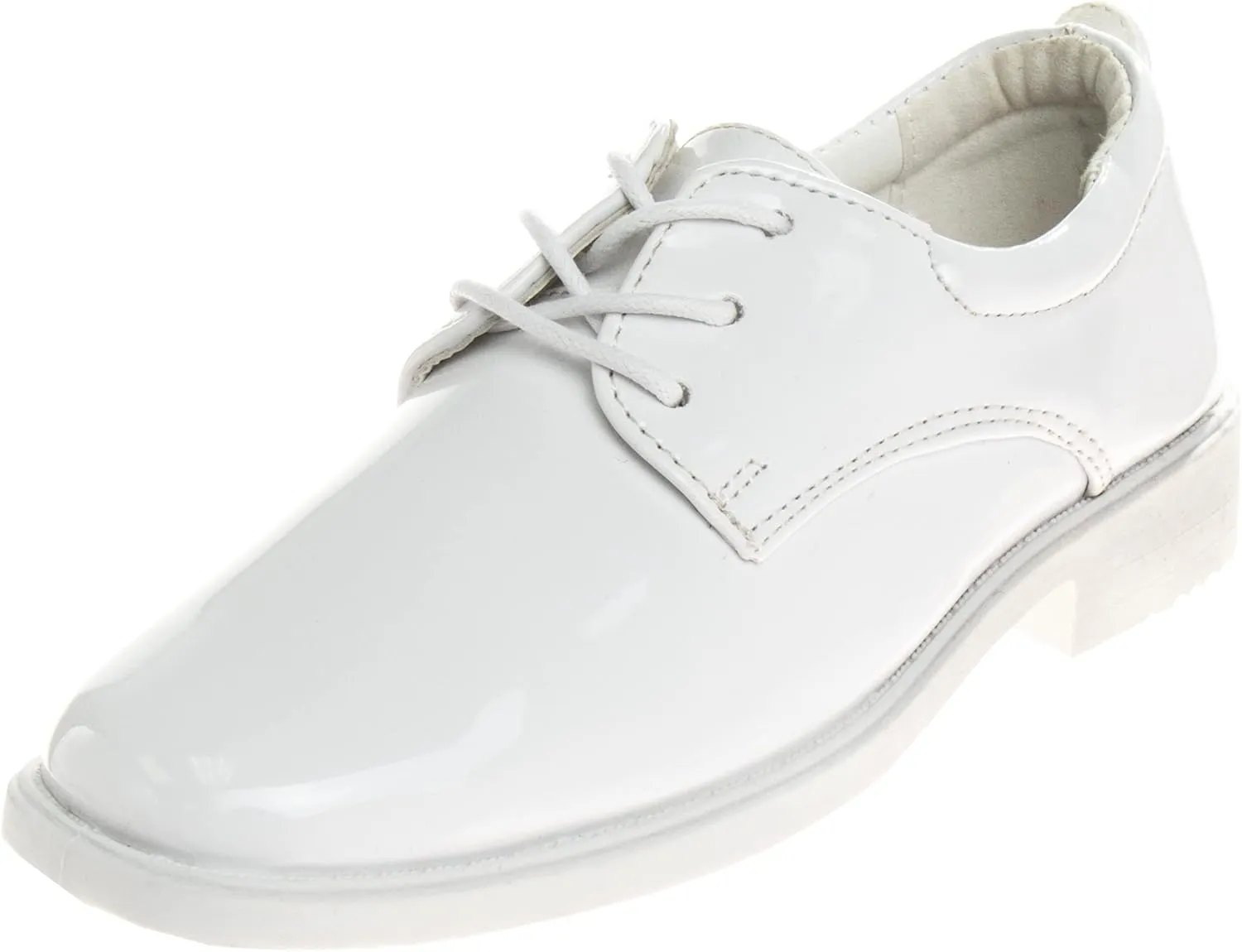 Josmo Boys Classic Comfort Oxford Shoe - Wing Tip Formal Dress Shoes lace up - Black/Brown (Sizes: 7-10 Toddler / 11-2 Little Kid / 3-6 Big Kid)