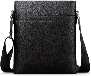 JSEIAJB Men's Shoulder Bag Crossbody Bag Business Backpack Small Leather Bag Briefcase