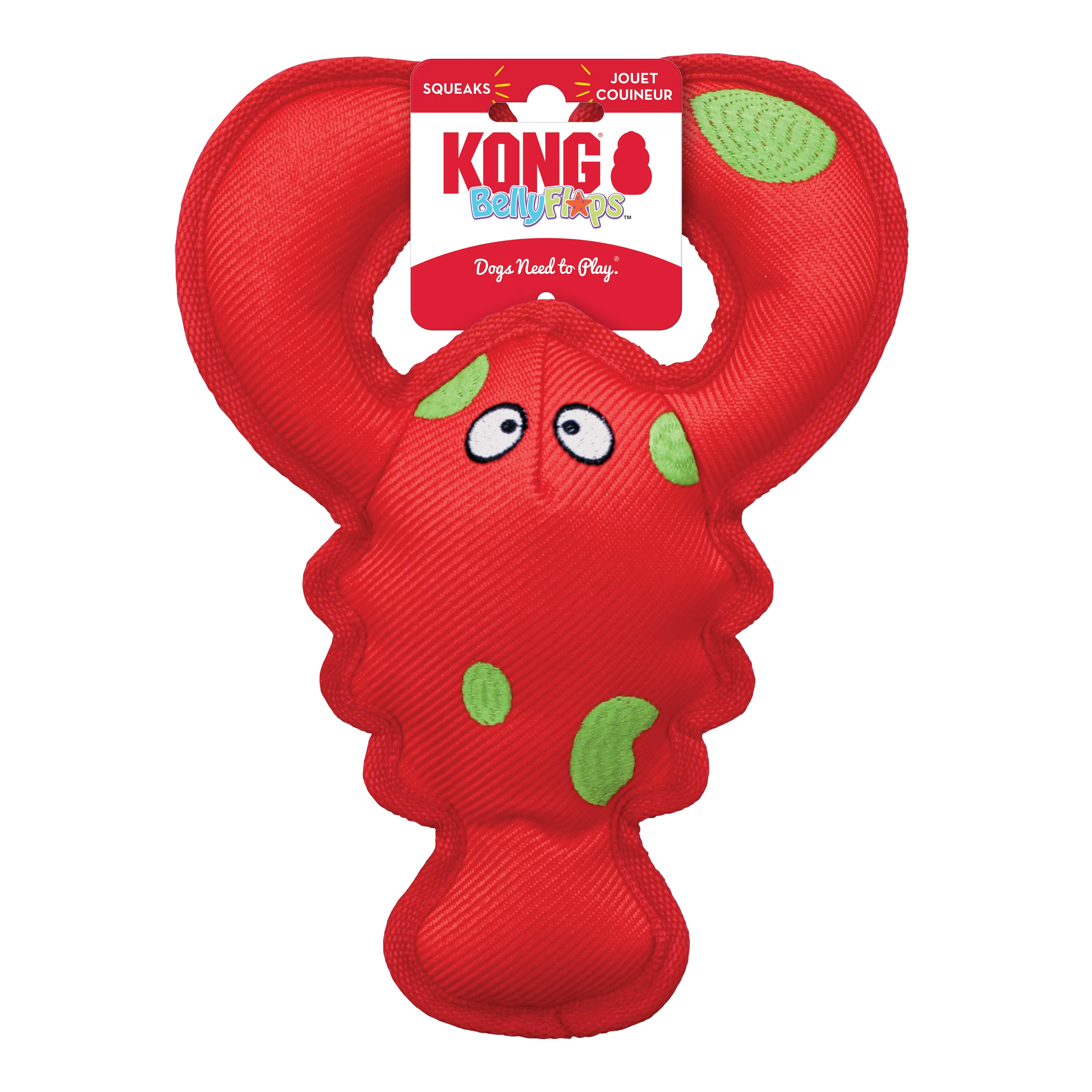 KONG Belly Flops Lobster
