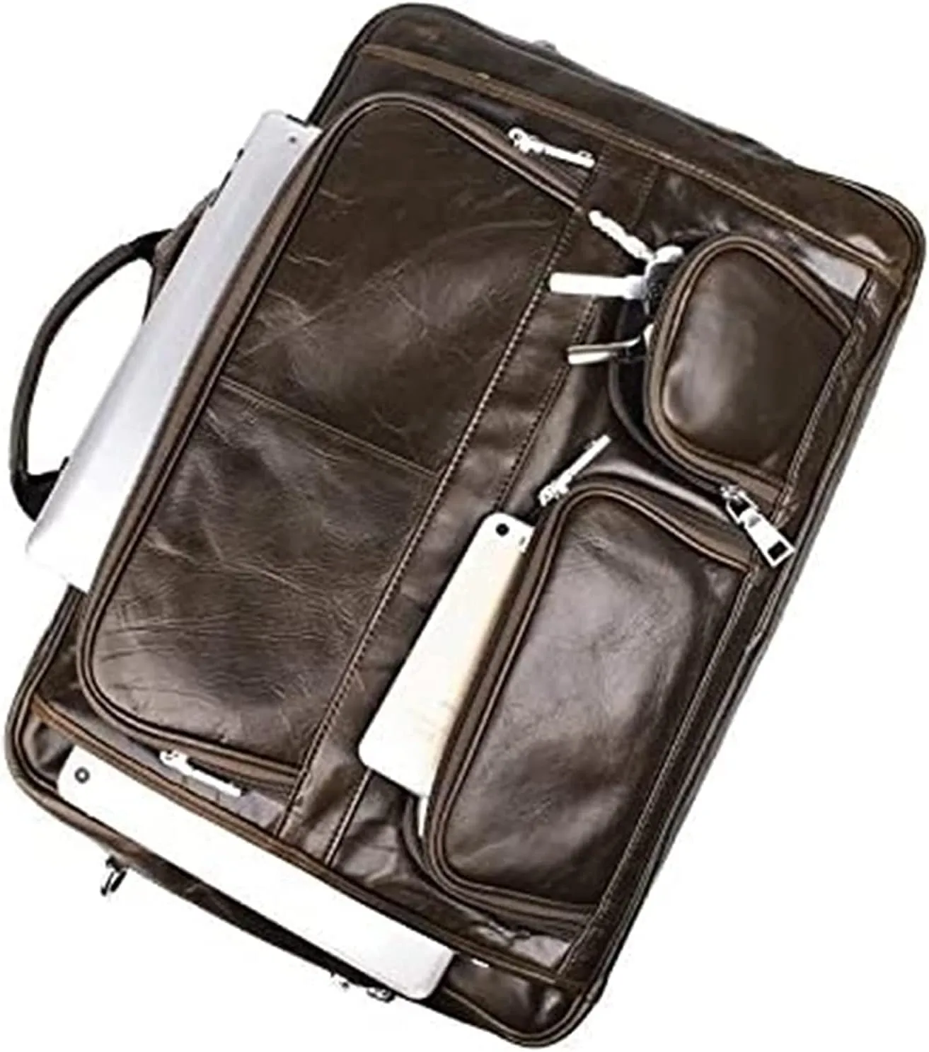 Laptop Bag, Large Business Briefcase for Men Women, Travel Laptop Case Shoulder Bag