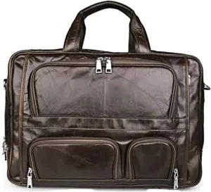 Laptop Bag, Large Business Briefcase for Men Women, Travel Laptop Case Shoulder Bag