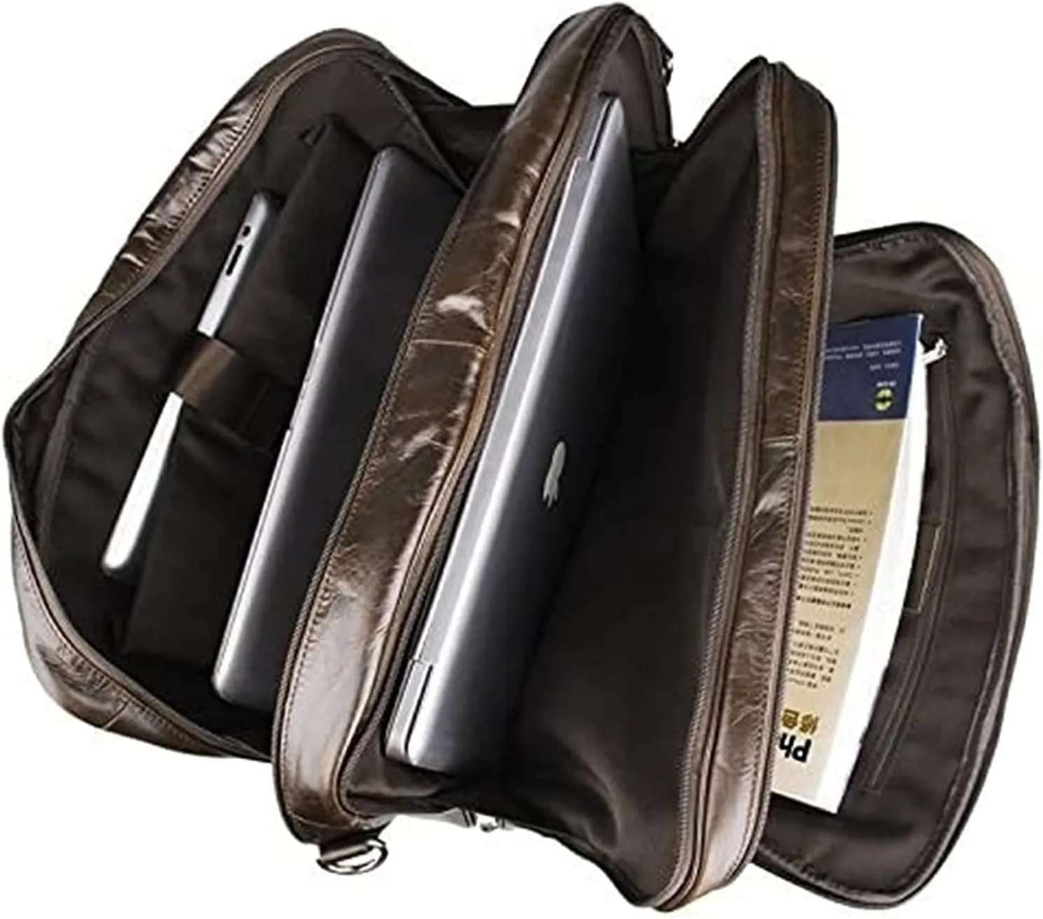 Laptop Bag, Large Business Briefcase for Men Women, Travel Laptop Case Shoulder Bag
