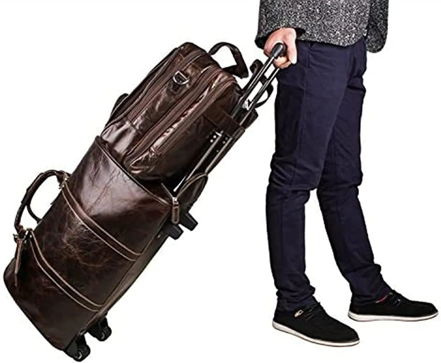 Laptop Bag, Large Business Briefcase for Men Women, Travel Laptop Case Shoulder Bag