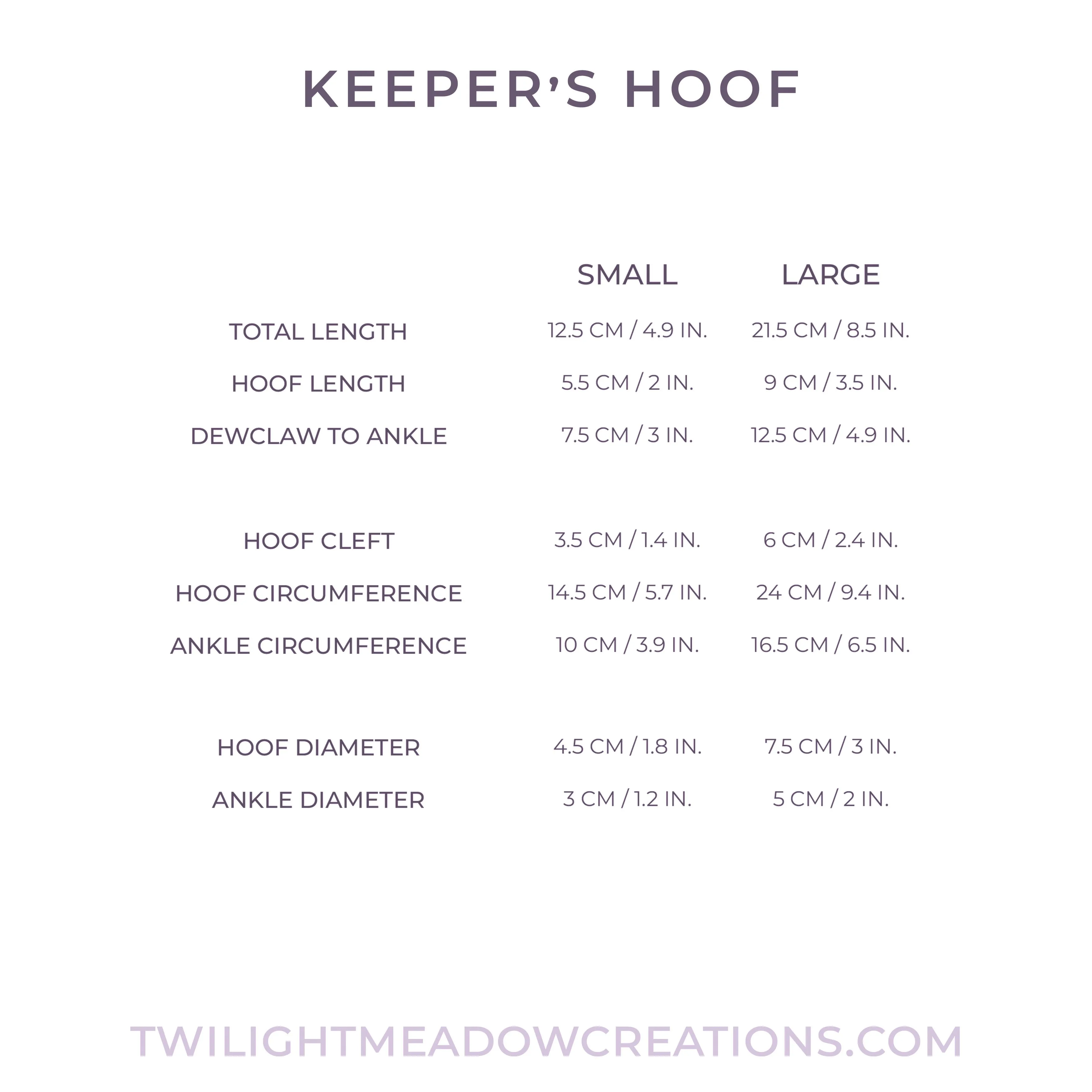 Large Keeper's Hoof FLOP (Firmness: Soft)
