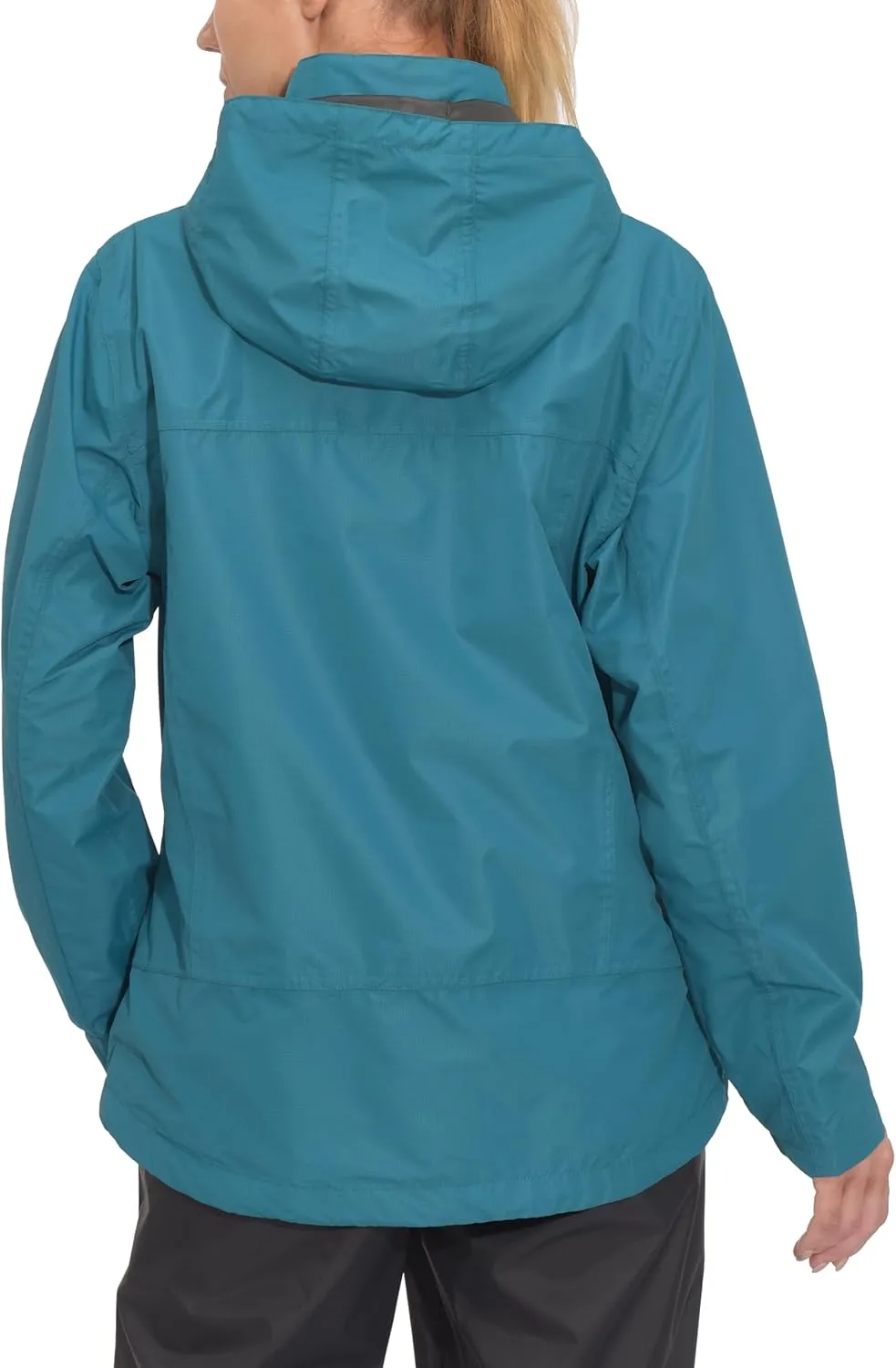 Little Donkey Andy Women's Waterproof Rain Jacket with Hood Breathable Lightweight Windbreaker Rain Shell Coat